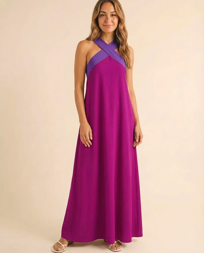 Delphine - Halter Maxi Dress