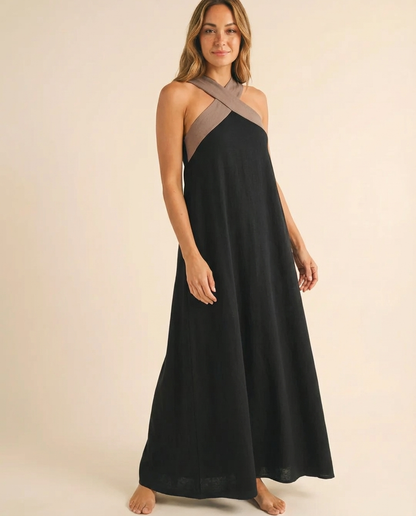 Delphine - Halter Maxi Dress