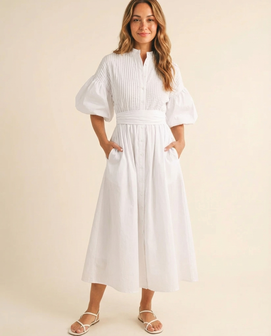 Tuileries Pintuck Midi