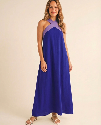 Delphine - Halter Maxi Dress