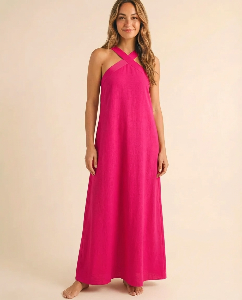Delphine - Halter Maxi Dress