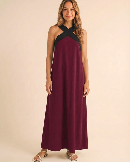 Delphine - Halter Maxi Dress