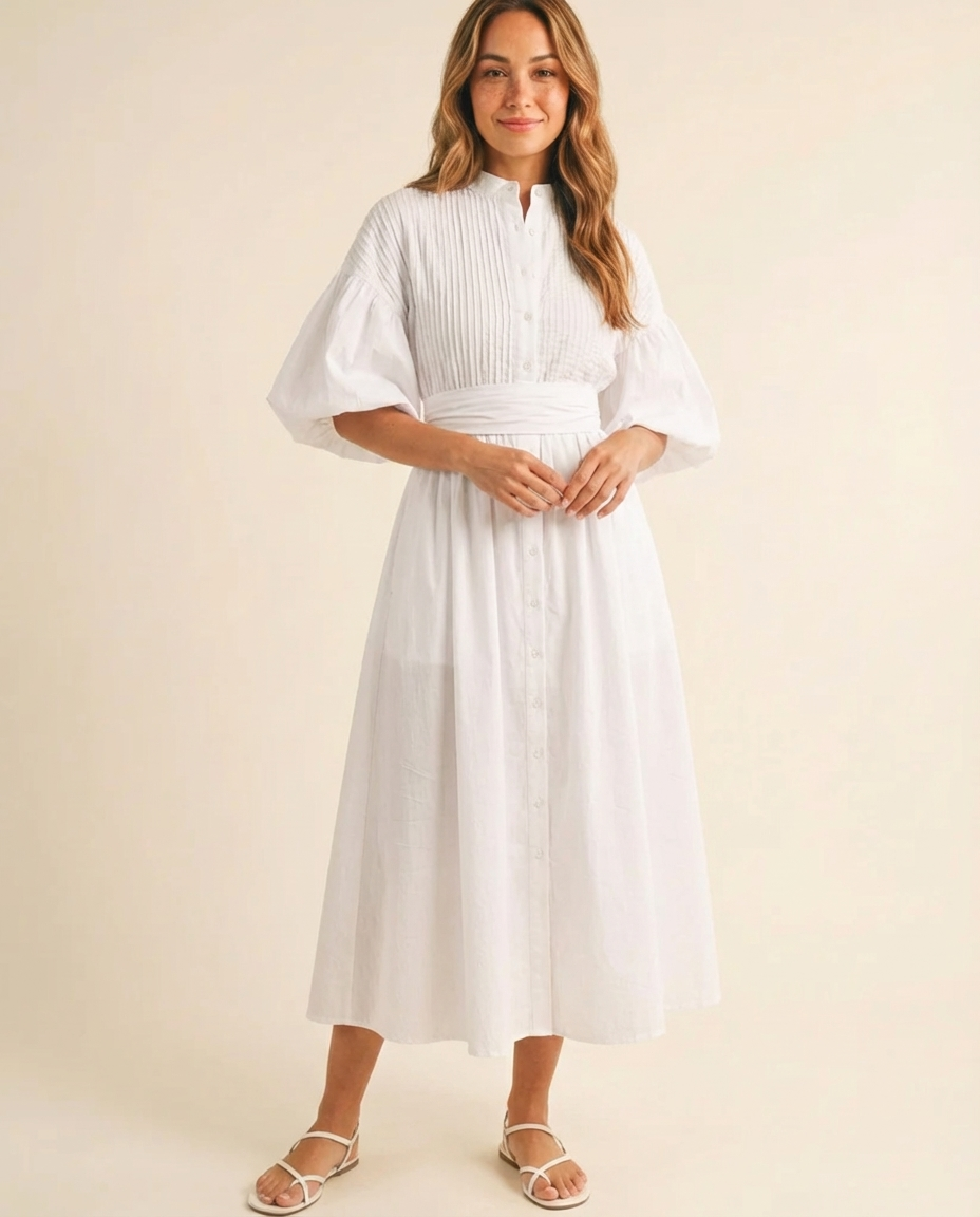 Tuileries Pintuck Midi